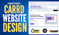 design a high converting carrd landing page for your saas or startup