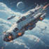 create spaceship concept art for you
