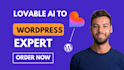 convert lovable ai to wordpress, redesign lovable ai website, clone lovable ai