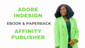 do ms word document formatting  pdf ebook design in indesign, affinity publisher