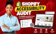 shopify accessibility audit, shopify wcag audit, shopify wcag 2 2 aa, website