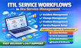 design itil compliant workflow in jira service management