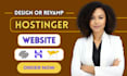 hostinger website design hostinger website fixed revamp hostinger horizon