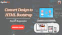 convert PSD, PDF to responsive HTML using bootstrap