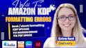 fix margin error kdp book formatting layout design amazon kdp book publishing