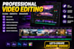 do professional video editing, youtube video edit