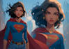 create cinematic superhero character art