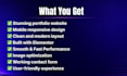 build a modern and professional portfolio wordpress website