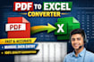 convert PDF to excel accurately and professionally