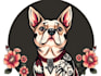 draw custom pet illustration in tattoo style