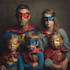 draw amazing couple superhero character