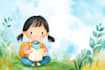 illustrate charming children book illustration
