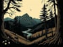 create artistic linocut illustration with fast delivery