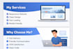 create a responsive website using HTML, CSS and javascript