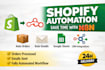 automate shopify order processing with n8n