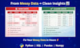clean and analyze your messy data using python and sql