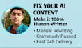 professional article rewriting and humanize ai