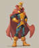 create epic cinematic superhero character art