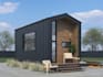 tiny house exterior rendering