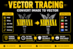 convert image to vector, vectorize, and trace png to vector
