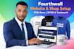 setup fourthwall website design fourth wall shop merch spod teelaunch redesign