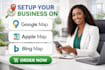 setup your business on google map apple map bing map