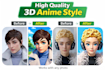 design custom 3d avatars and modern vector style portraits