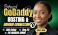 set up godaddy domain dns hosting or sales funnel and fix godaddy website errors