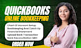 do setup, catchup, cleanup and bookeeping in quickbooks online