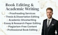 proofread, edit, ghostwrite your academic writing, book, dissertation and thesis