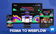 develop figma to webflow or xd design to webflow website