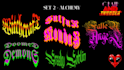 do a logo for a brand with 60s 80s aesthetics