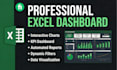 create professional excel dashboard and data visualization