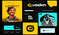 design business logo with brand style guide, and complete branding package