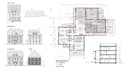 2d floor plan design, roof plan, elevation, section, and renovation plan