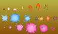 create pixel animated icon, vfx animation, particle effects, element, skill icon