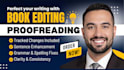 proofread, copy edit fantasy, romance fiction novel kdp formatting, book editor