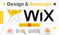 build, redesign, and optimize professional wix website