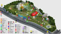 design a high quality 3d isometric event map