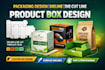 do packaging design, dieline, die cut line, product packaging box design