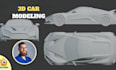 create photorealistic 3d car modeling, vehicle design and rendering