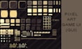 do pixel ui design, menu hub icon props items, gui, tileset, pixel art ui