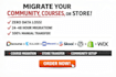 move facebook discord migrate kajabi discourse to skool to wix shopify wordpress