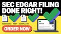 prepare and submit your sec edgar filing accurately