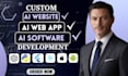 build custom ai web application as a full stack developer, software development