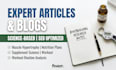 write science based fitness and bodybuilding articles