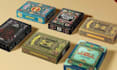 design board game cards, playing cards, and card box packaging