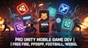 be your expert unity football game developer for 2d 3d mobile pc and webgl