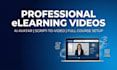 create video course training video ai presenter using synthesia heygen