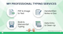 do fast bangla typing, data entry and PDF to word and word to pdf